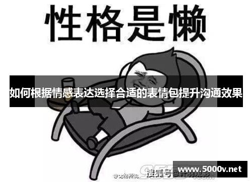 如何根据情感表达选择合适的表情包提升沟通效果